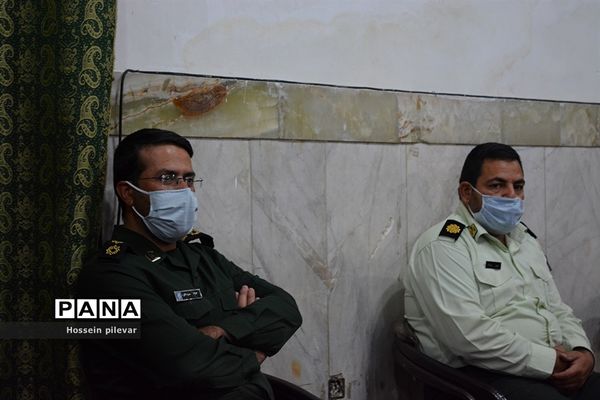 جلسه تعامل با کلانتری ۱۲  میدان امام در مسجد امام حسین( ع)