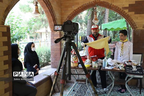 تولید محتوای سازمان دانش آموزی شهر تهران در منطقه 14