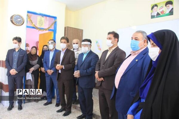 افتتاح پایگاه سنجش سلامت جسمانی و آمادگی تحصیلی نو آموزان بدو ورود به دبستان و پیش دبستان شهرستان بوشهر