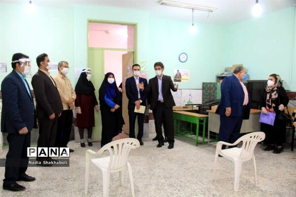 افتتاح پایگاه سنجش سلامت جسمانی و آمادگی تحصیلی نو آموزان بدو ورود به دبستان و پیش دبستان شهرستان بوشهر