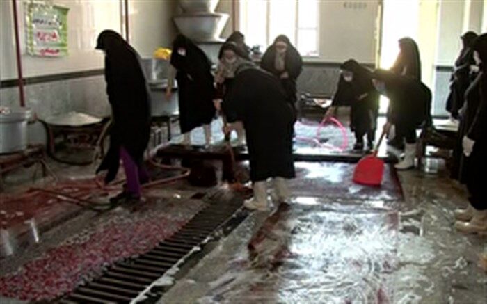 امدادرسانی به خانواده های سیل زده مراغه