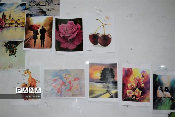 بازدید از نمایشگاه هنر های تجسمی