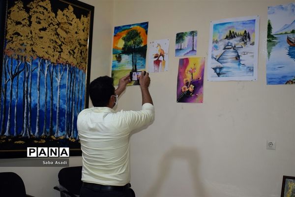 بازدید از نمایشگاه هنر های تجسمی
