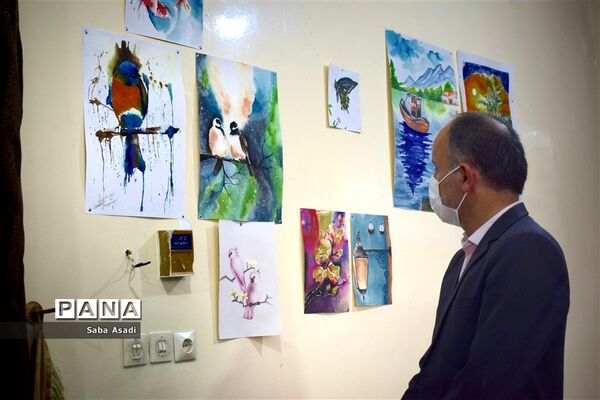 بازدید از نمایشگاه هنر های تجسمی
