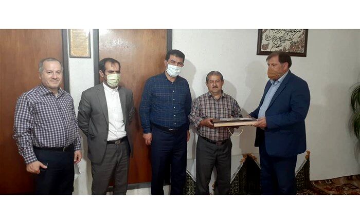 عیادت و دیدار با دو فرهنگی بازنشسته در آستارا