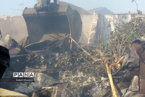 آتش سوزی ۴ خانه در شهرستان بندرگز