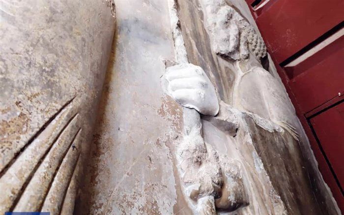 دست سرباز هخامنشی به جایگاه اصلی خود بازگشت