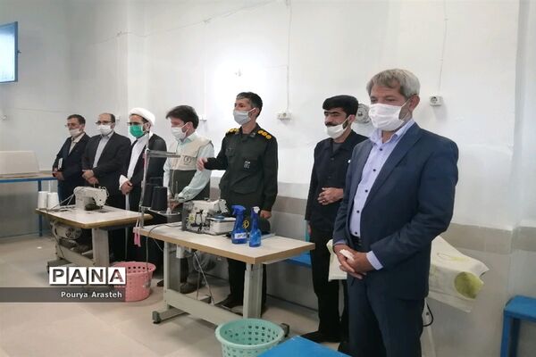 افتتاح کارگاه خیاطی معدن قلعه‌زری به همت ناحیه مقاومت بسیج شهرستان خوسف
