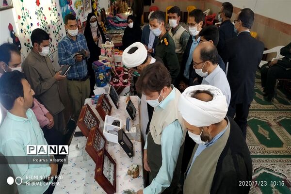 افتتاح کارگاه خیاطی معدن قلعه‌زری به همت ناحیه مقاومت بسیج شهرستان خوسف