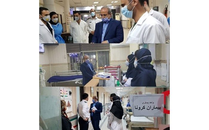 بازدید سرزده رییس دانشگاه علوم پزشکی گیلان از اورژانس مرکز دانشگاهی رازی رشت