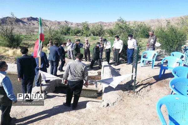 افتتاح قنات سیدان بخش ماژان شهرستان  خوسف