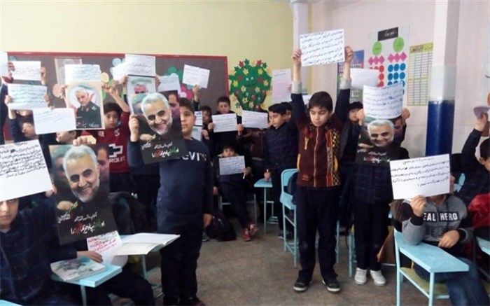 دلنوشته‌ یک دانش‌آموز درباره «حاج قاسم»: شهادت تو شعور مطلق و مجسمه‌ زیبایی محض بود