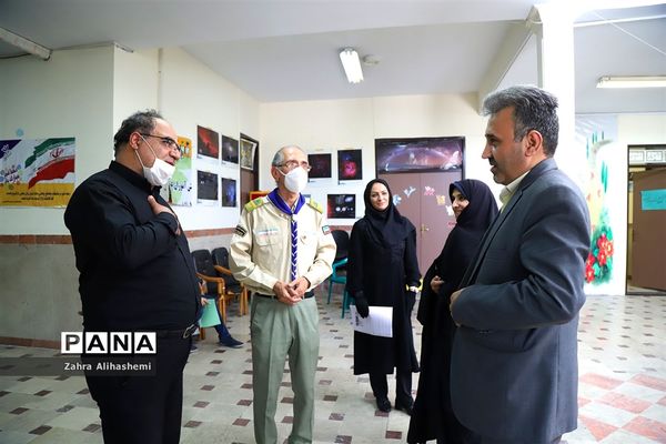 تولید محتوای سازمان دانش‌آموزی شهر تهران در منطقه 5