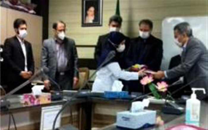 تجلیل از زوج های جوان پرستار بخش کرونای بیمارستان اهر