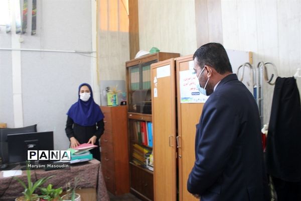 بازدید معاون پرورشی استان بوشهر از سازمان دانش آموزی  و خبرگزاری پانا  استان