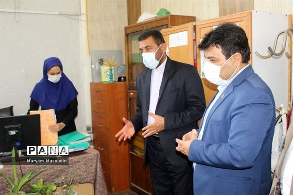 بازدید معاون پرورشی استان بوشهر از سازمان دانش آموزی  و خبرگزاری پانا  استان
