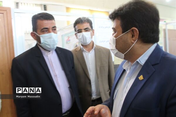 بازدید معاون پرورشی استان بوشهر از سازمان دانش آموزی  و خبرگزاری پانا  استان
