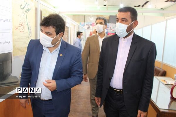 بازدید معاون پرورشی استان بوشهر از سازمان دانش آموزی  و خبرگزاری پانا  استان
