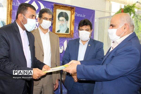 بازدید معاون پرورشی استان بوشهر از سازمان دانش آموزی  و خبرگزاری پانا  استان