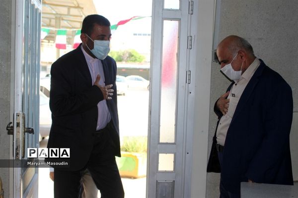 بازدید معاون پرورشی استان بوشهر از سازمان دانش آموزی  و خبرگزاری پانا  استان