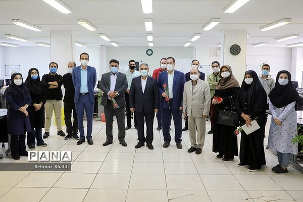 بازدید معاون وزیر آموزش و پرورش در آستانه عید غدیرخم و روز خبرنگار از خبرگزاری پانا