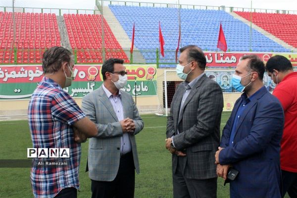 بازدید مدیرکل ورزش و جوانان مازندران از ورزشگاه شهید وطنی قائم‌شهر
