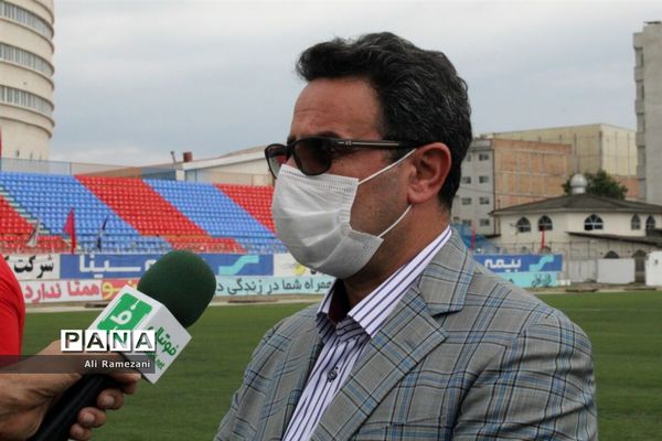 بازدید مدیرکل ورزش و جوانان مازندران از ورزشگاه شهید وطنی قائم‌شهر