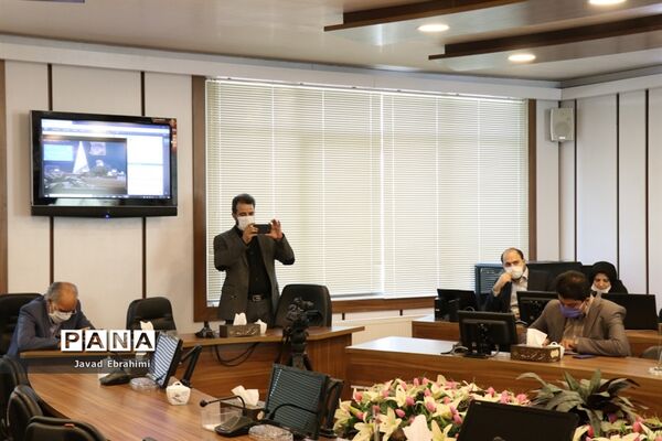 مراسم ویدیو کنفرانس تجلیل از خبرنگاران پانای خراسان رضوی