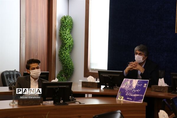 مراسم ویدیو کنفرانس تجلیل از خبرنگاران پانای خراسان رضوی