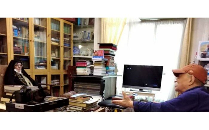 رییس سازمان اسناد و کتابخانه ملی ایران به دیدار سید عبدالله انوار رفت