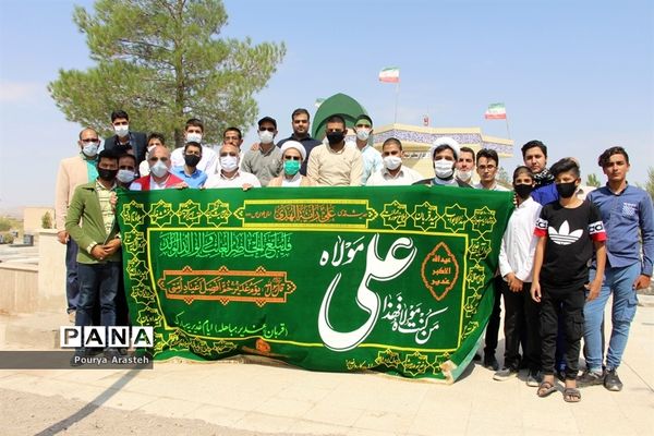 کاروان شادی خودرویی و موتوری خانوادگی در شهرستان خوسف در روز عید سعید غدیرخم