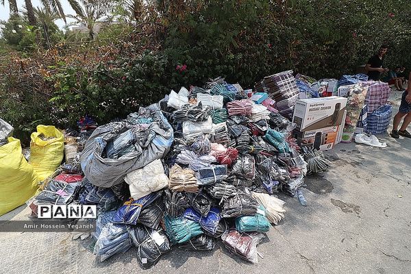 آتش سوزی بازار پردیس کیش