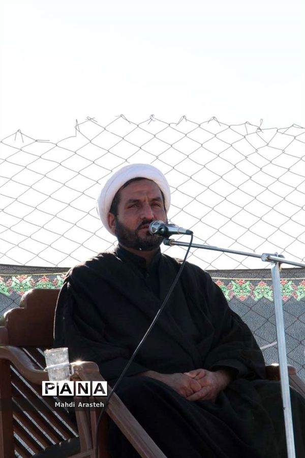 مراسم عزاداری شهادت امام هشتم  مسلمانان در محله جومیان استان خراسان جنوبی