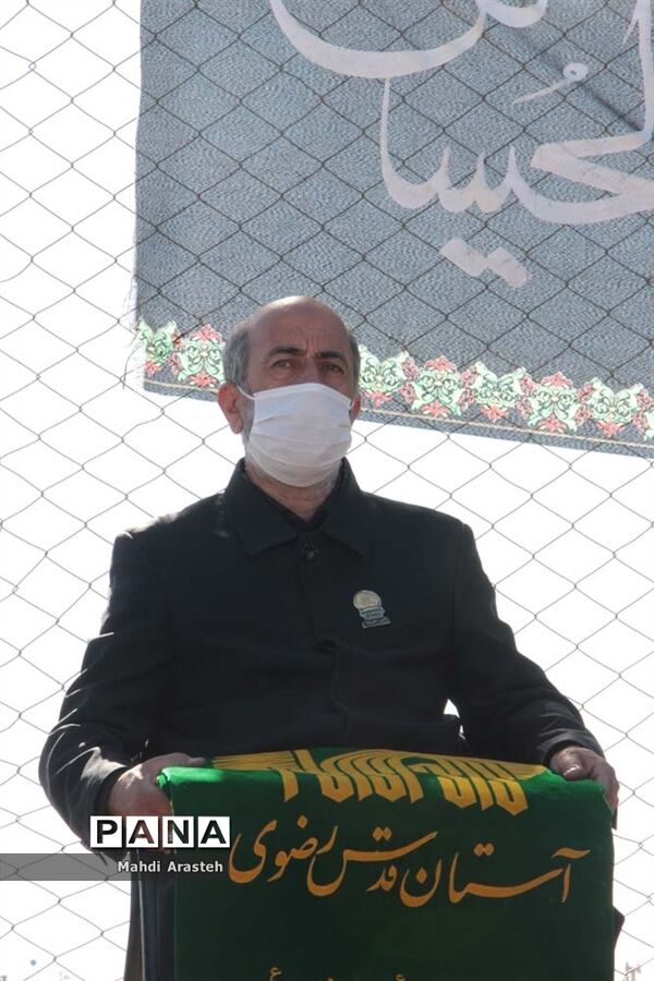 مراسم عزاداری شهادت امام هشتم  مسلمانان در محله جومیان استان خراسان جنوبی