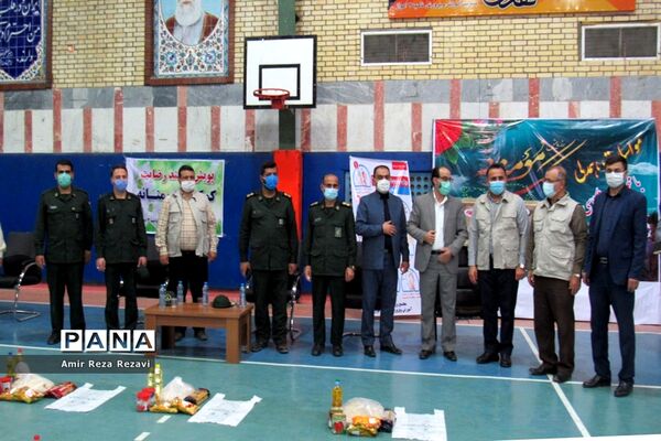 برگزاری رزمایش مواسات و همدلی در ناحیه 3 اهواز