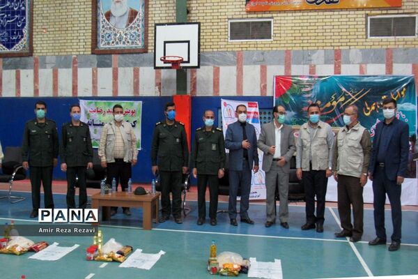 برگزاری رزمایش مواسات و همدلی در ناحیه 3 اهواز