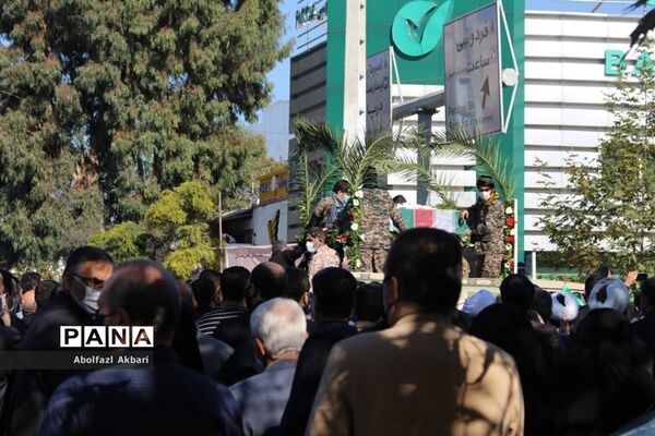آیین تشییع شهید مدافع حرم محمود رادمهر در ساری
