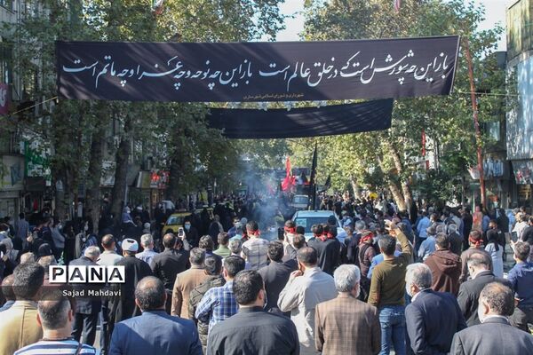 تشییع پیکر شهید رادمهر در ساری