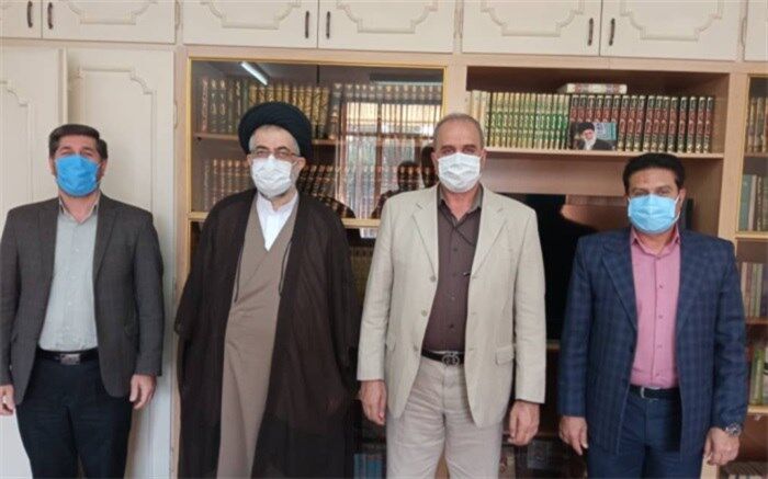 دیدار مدیر اداره آموزش و پرورش ناحیه یک ری با امام جمعه شهرری