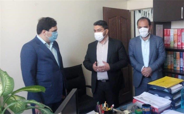 بازدید سرزده فرماندار ملارد از اداره ورزش و جوانان