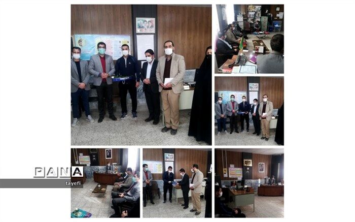 دبیر تربیت بدنی دبیرستان های دکتر حسابی چناران تقدیر شد