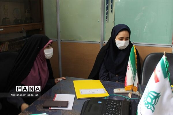 جلسه ویدئو کنفرانس رابطین ارزیابی بسته تحولی سازمان دانش آموزی سراسر کشور با سازمان مرکز