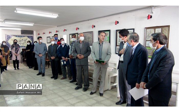 برپایی دومین نمایشگاه خوشنویسی "مشق احساس" در شیروان