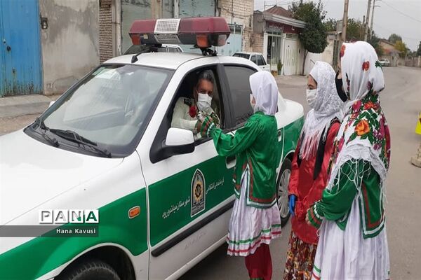 دیدار مدیر آموزش و پرورش میاندورود با فرمانده نیروی انتطامی شهرستان
