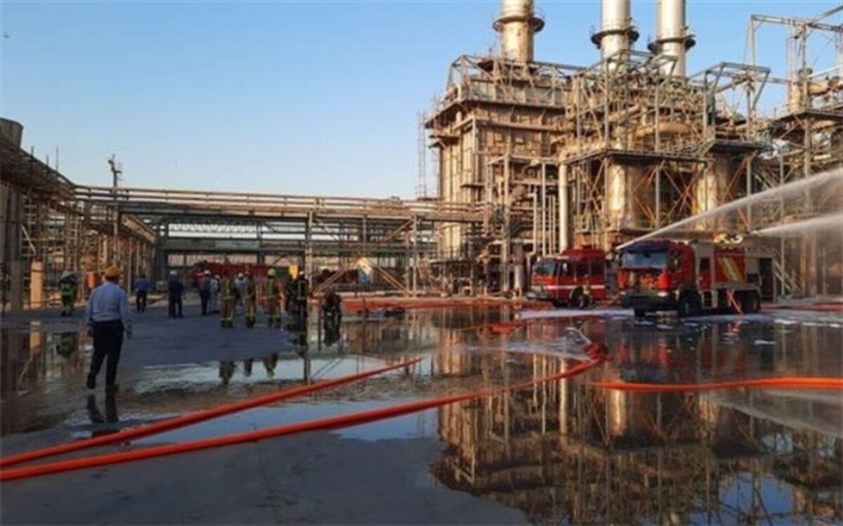 آتش در پتروشیمی بندر امام خاموش شد