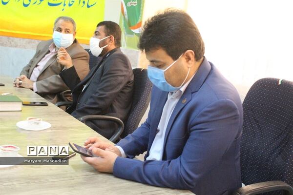 انتخابات شورای دانش آموزی دبیرستان شهید مطهری شاهد پسران بوشهر