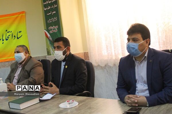 انتخابات شورای دانش آموزی دبیرستان شهید مطهری شاهد پسران بوشهر