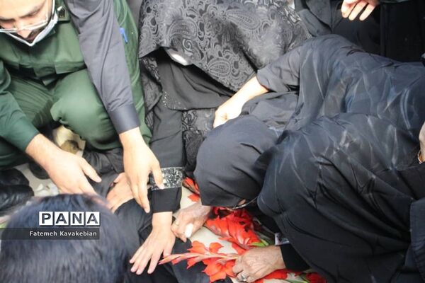 تشییع و خاکسپاری شهید راستگو در ساری