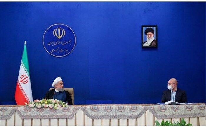 روحانی جویای وضعیت بیماری و درمان قالیباف شد