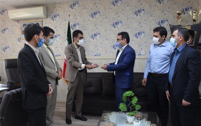 آئین معارفه معاون‌آموزشی اداره آموزش و پرورش چهاردانگه برگزار شد